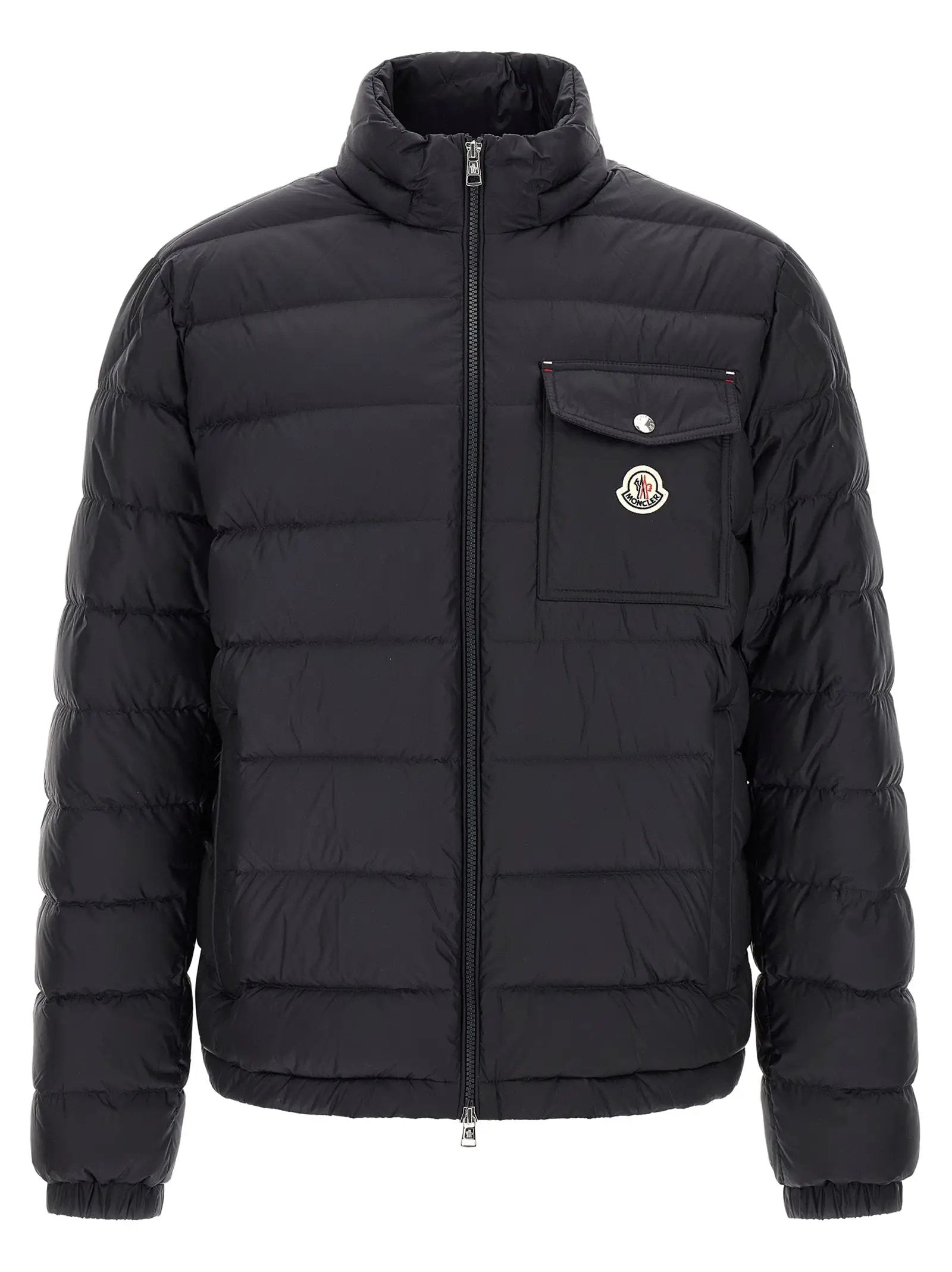 Moncler Blue Polyamide Full-Length Jacket