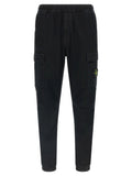 Pantalon cargo Stone Island en coton noir