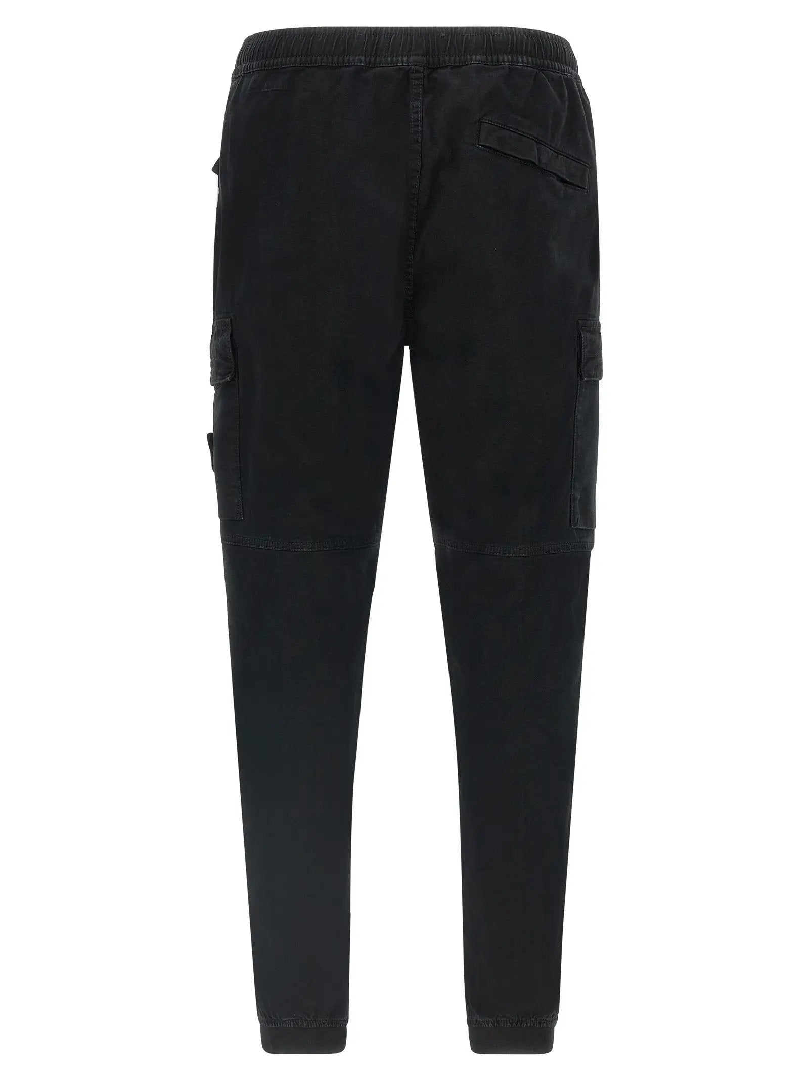Pantalon cargo Stone Island en coton noir