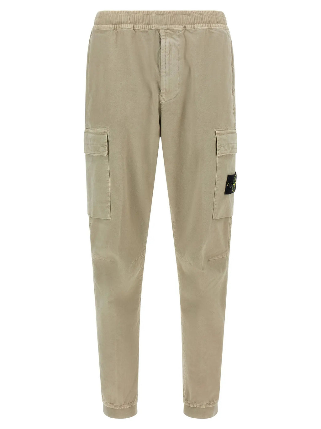 Pantalon cargo Stone Island en coton beige