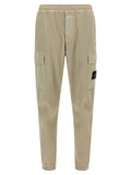 Pantalon cargo Stone Island en coton beige