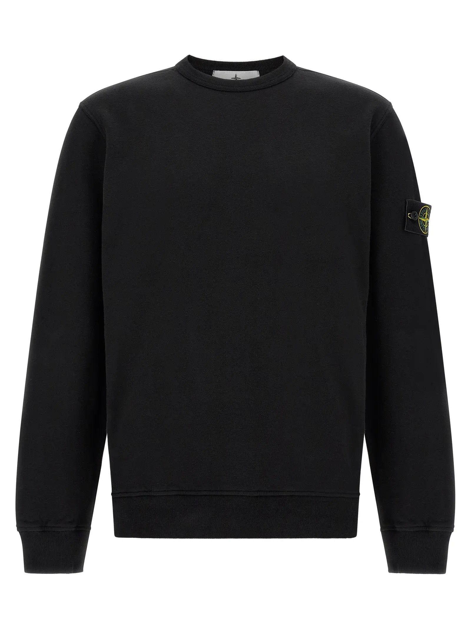 Sweat-shirt Stone Island en coton noir