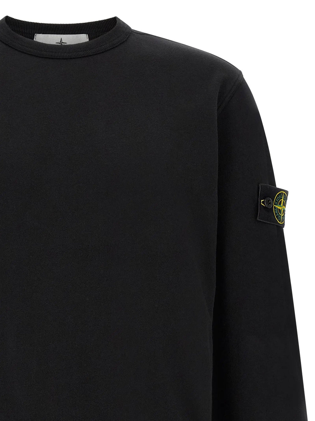 Sweat-shirt Stone Island en coton noir
