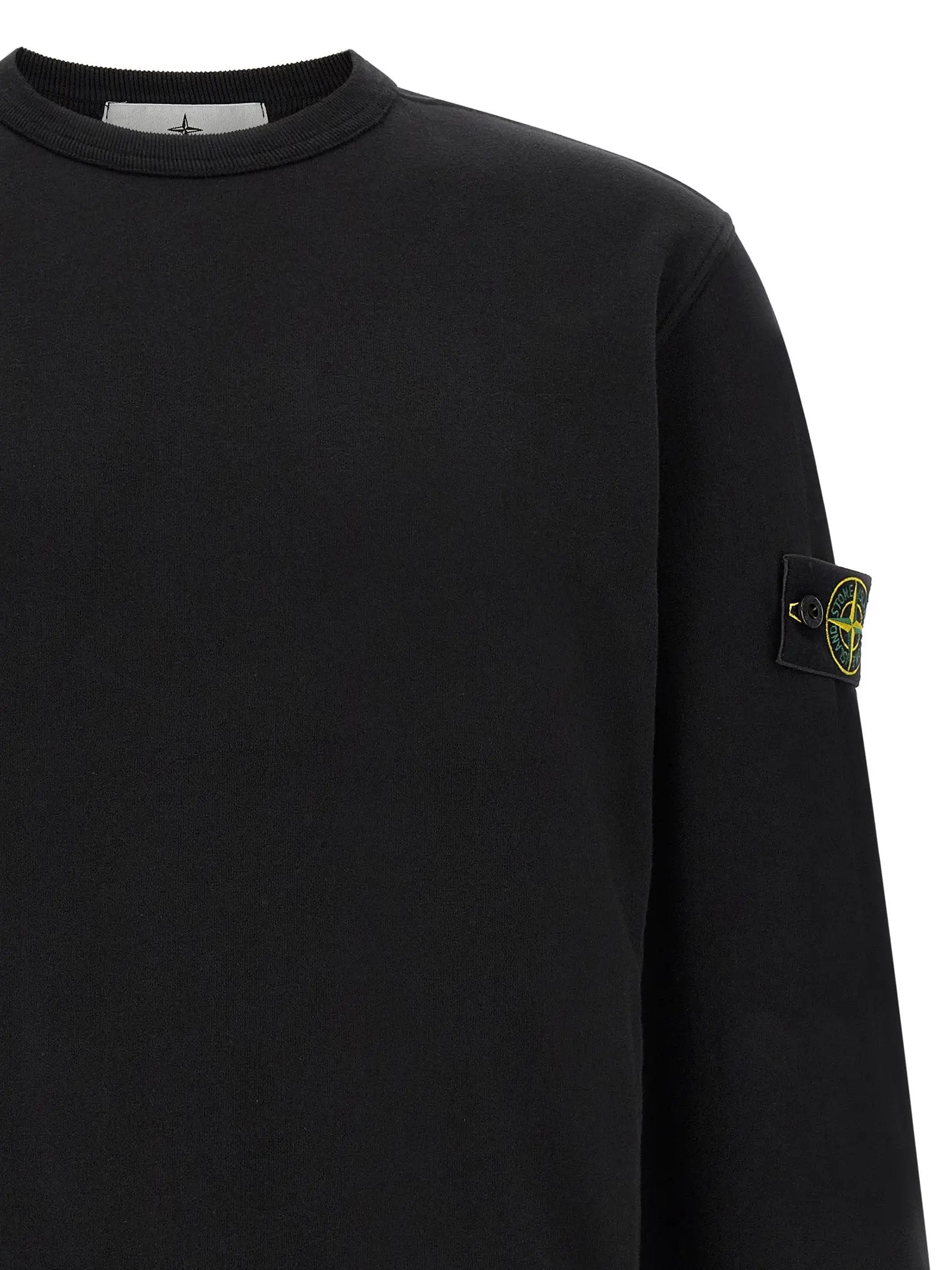 Sweat-shirt Stone Island en coton noir