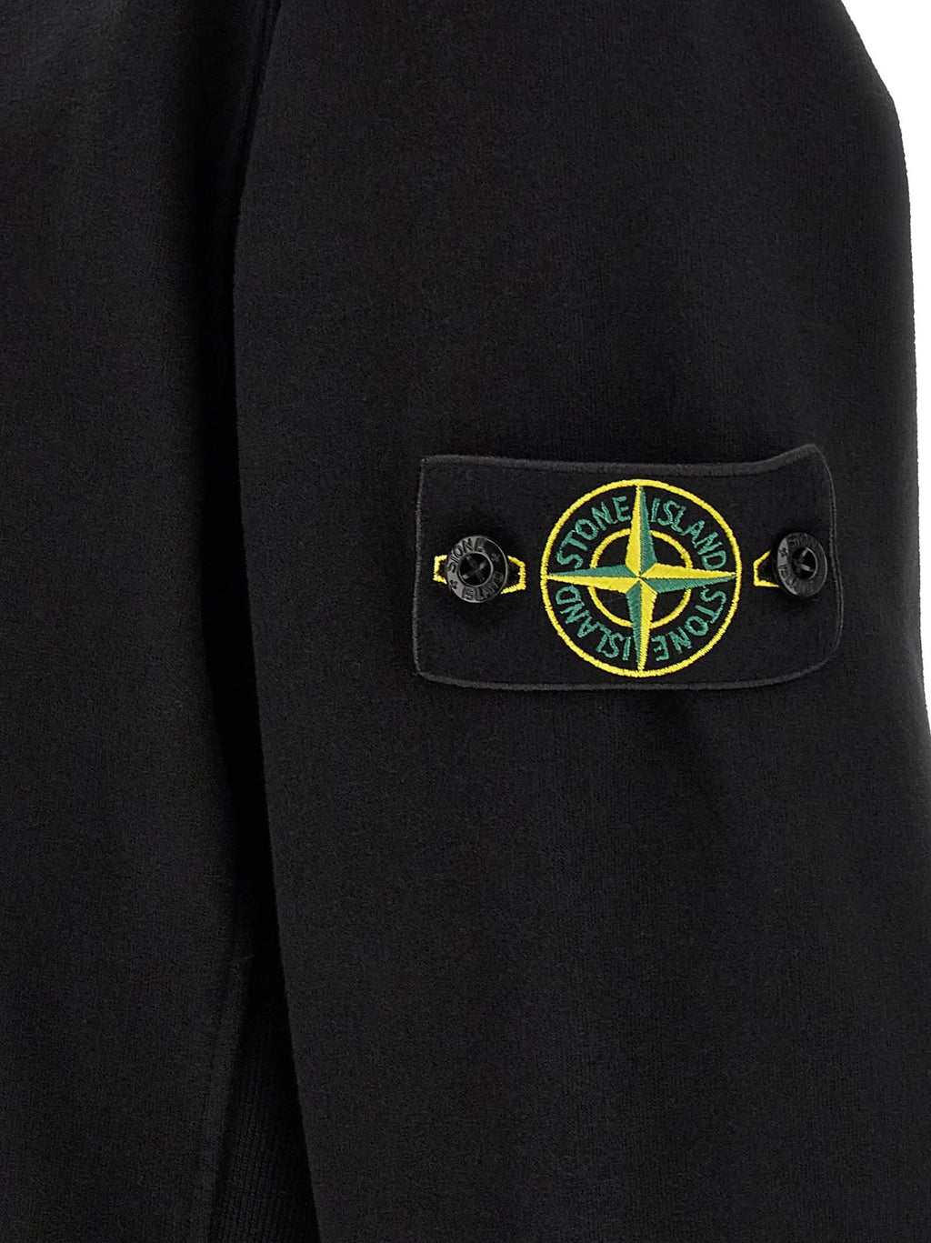 Sweat-shirt Stone Island en coton noir