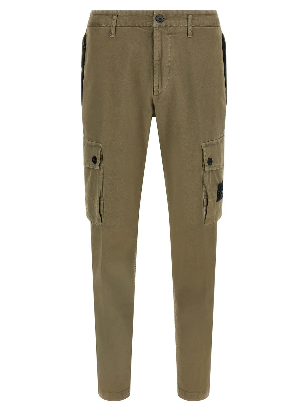 Pantalon cargo Stone Island en coton bicolore