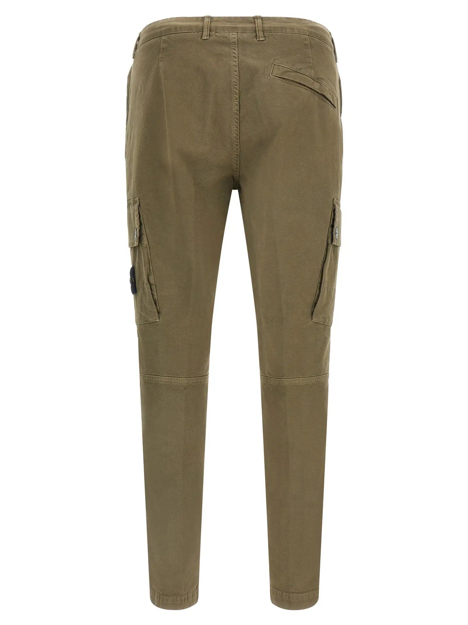 Pantalon cargo Stone Island en coton bicolore