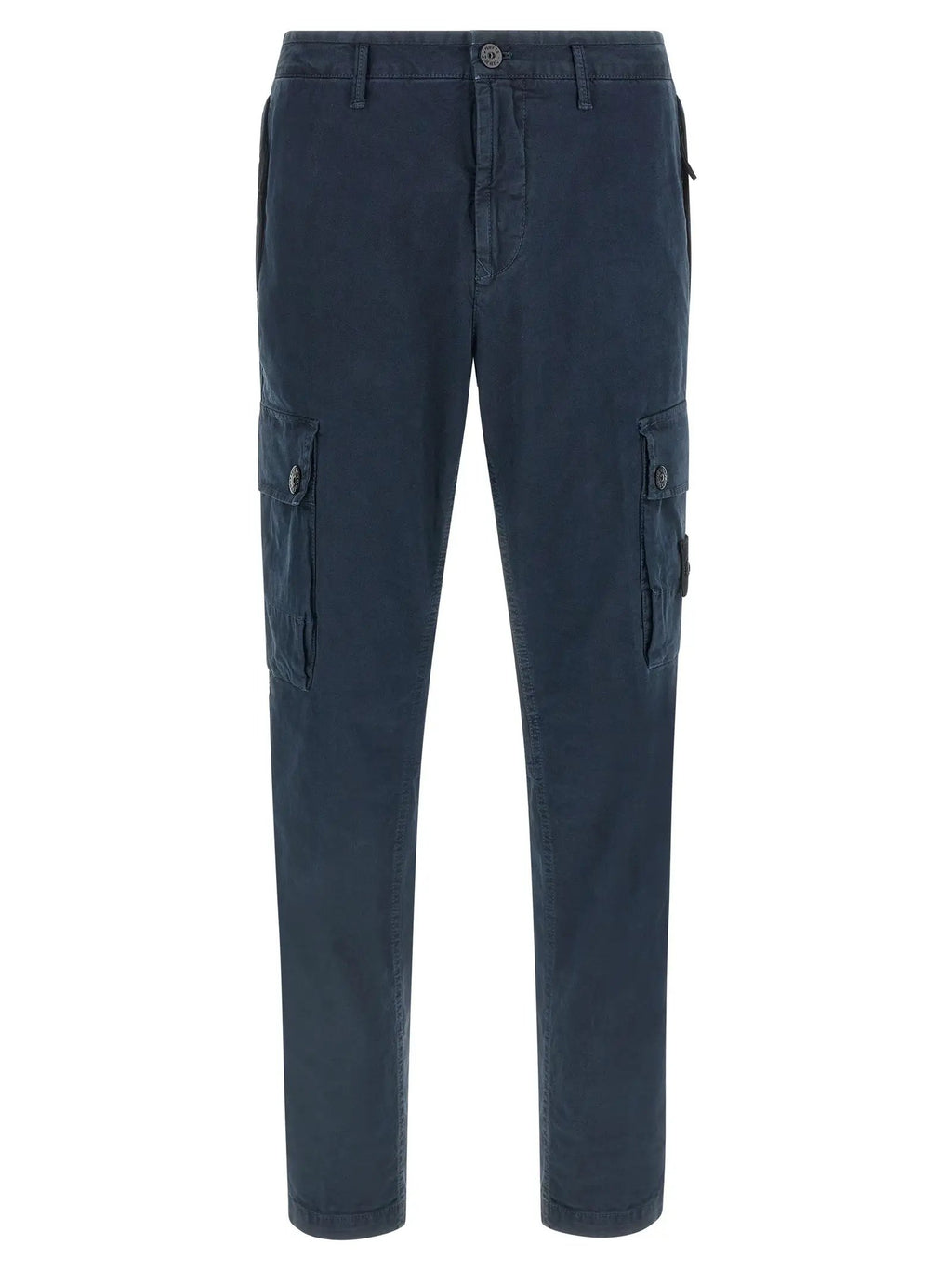 Pantalon cargo Stone Island en coton bleu
