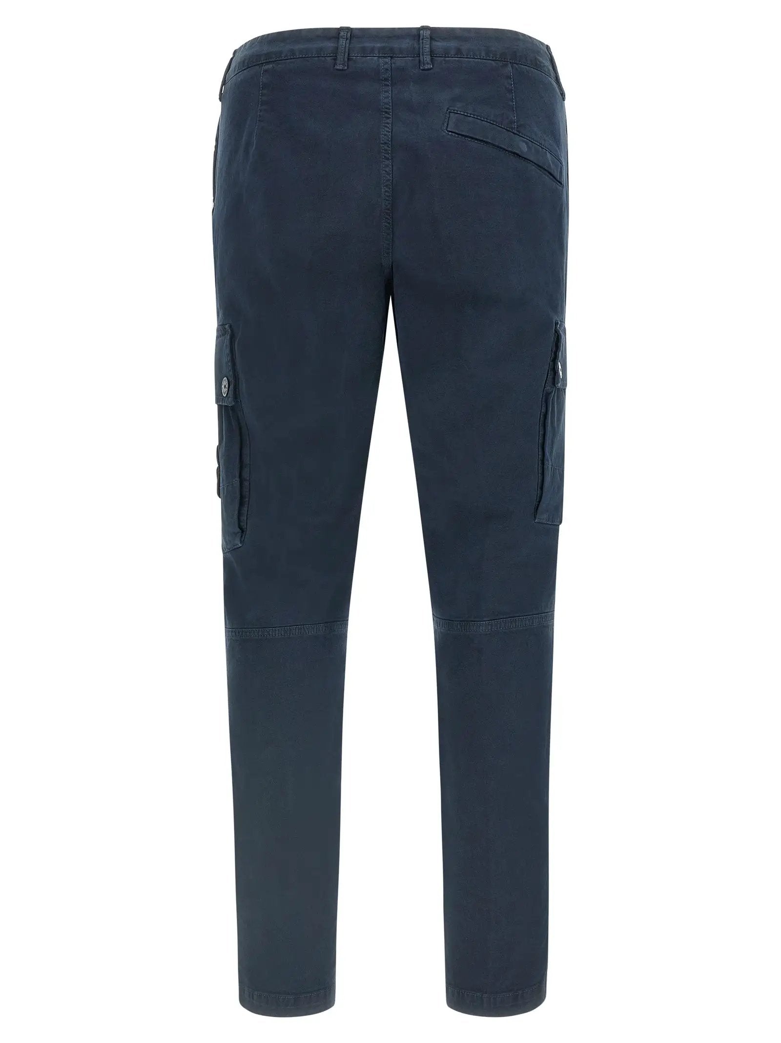 Pantalon cargo Stone Island en coton bleu