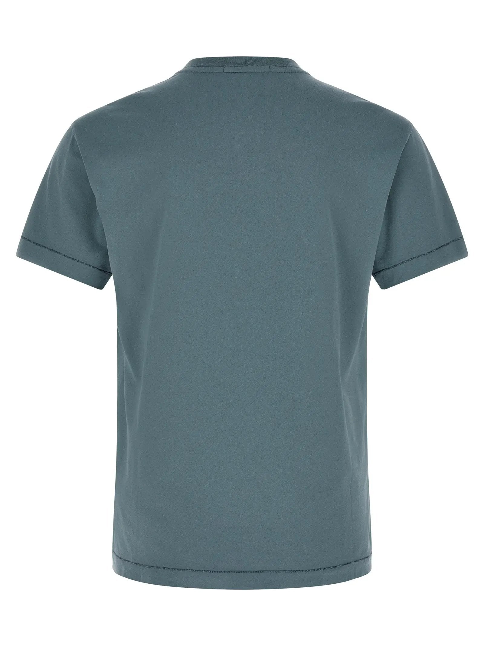 T-shirt Stone Island en coton bleu