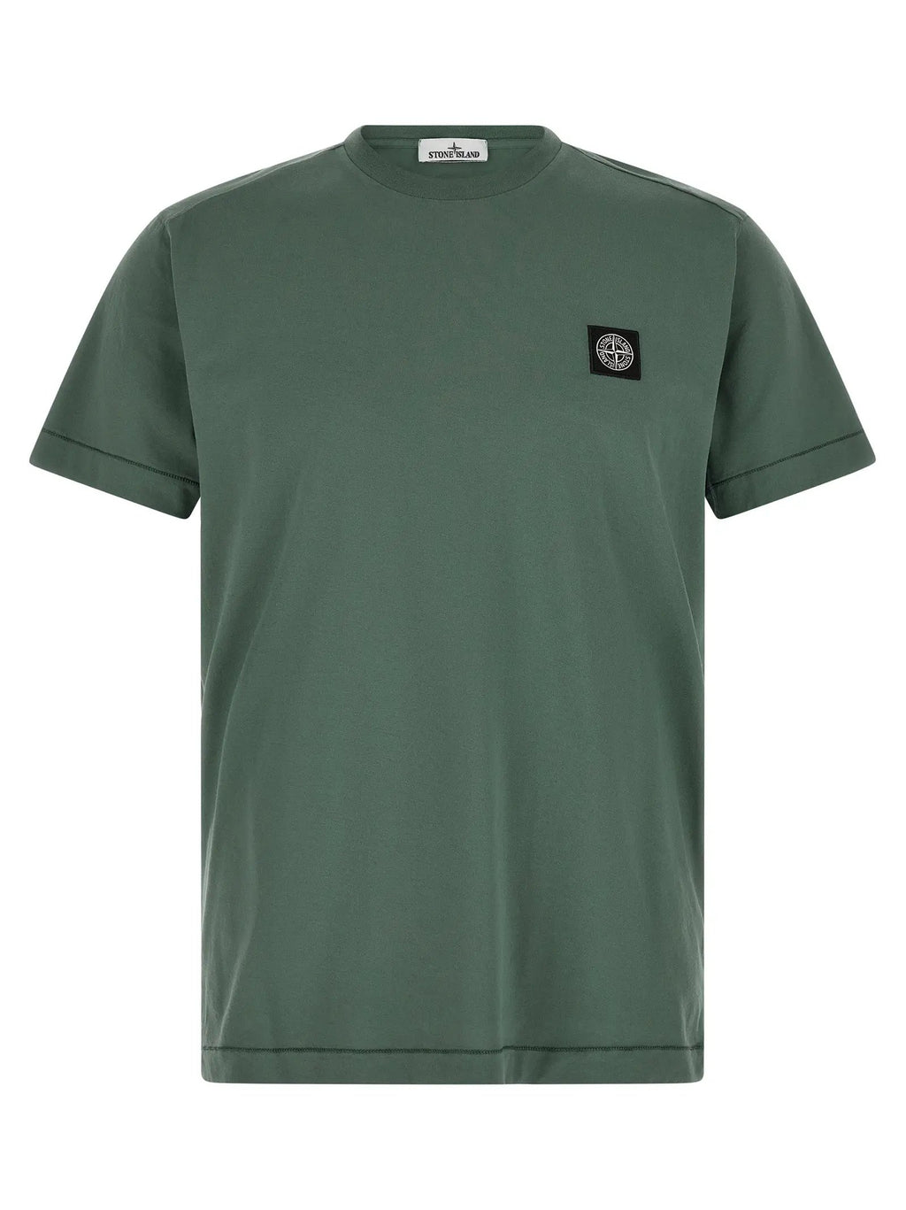 T-shirt bicolore en coton Stone Island