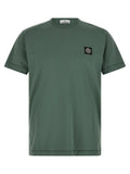 T-shirt bicolore en coton Stone Island