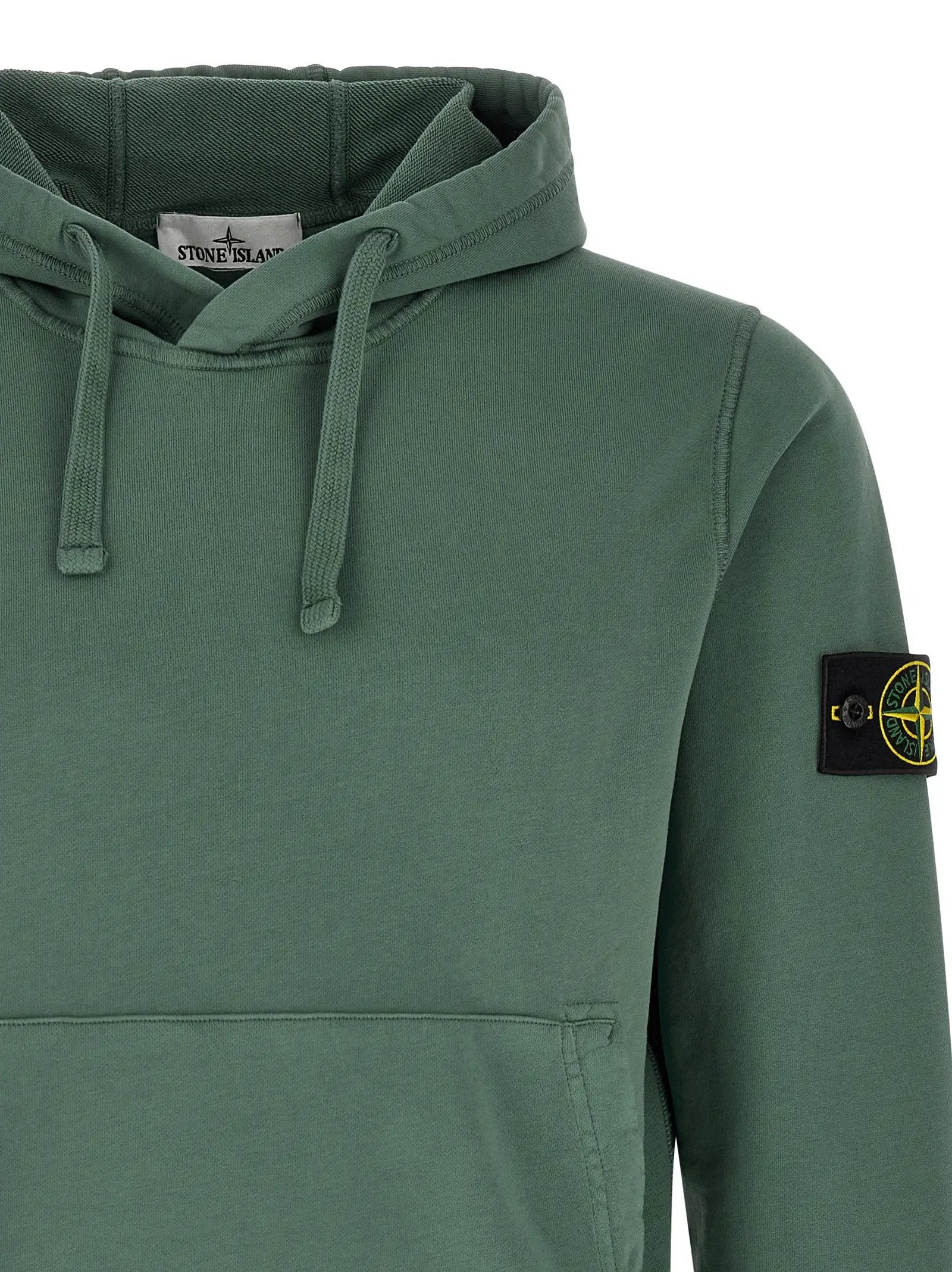 Sweat-shirt bicolore en coton Stone Island