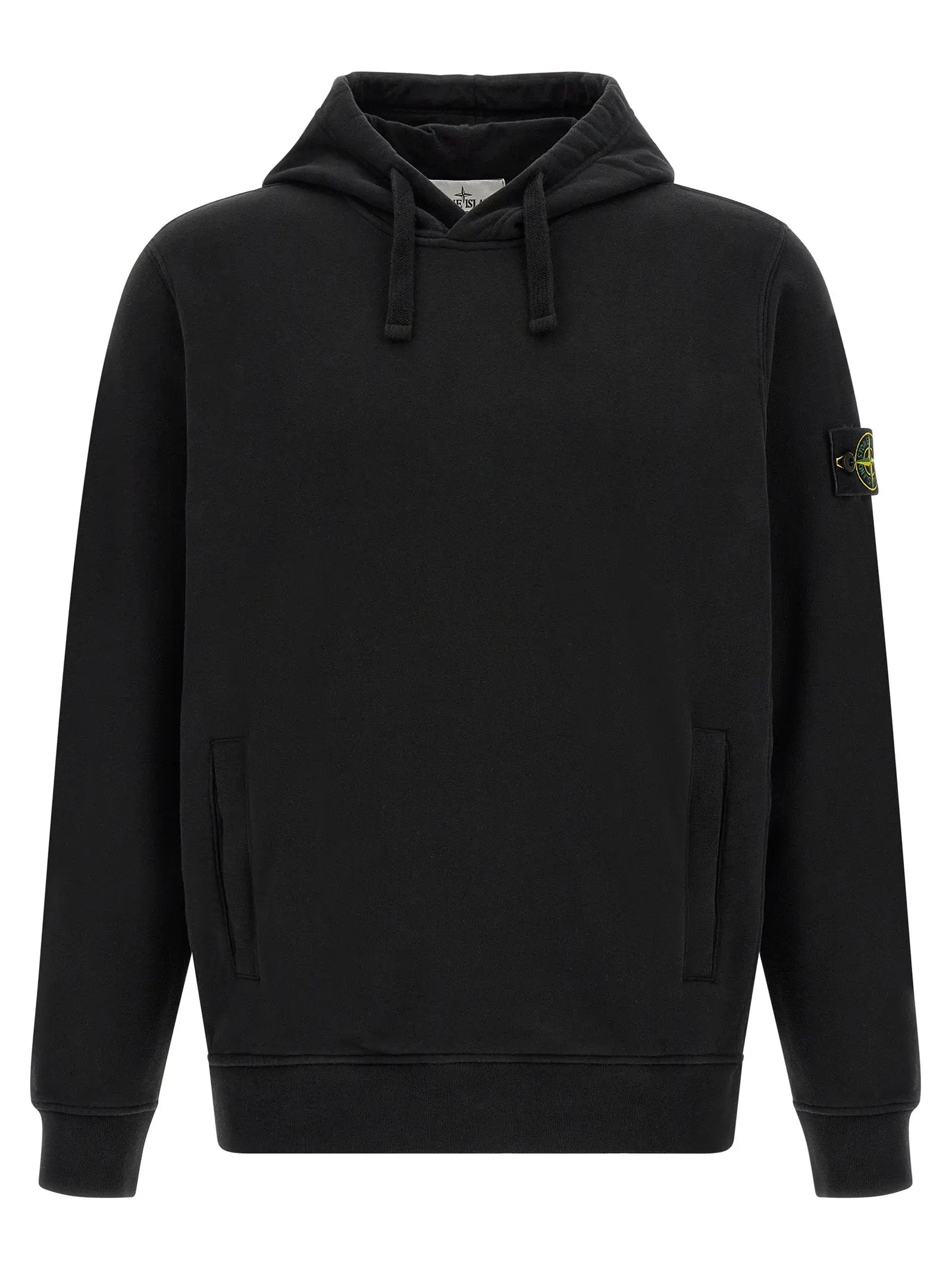 Stone Island Black Cotton Sweatshirt