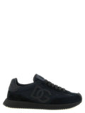 Baskets sportives en cuir noir Dolce & Gabbana