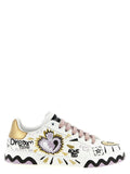 Baskets basses Dolce & Gabbana en veau multicolore