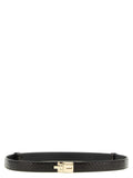 Ceinture classique Tom Ford en cuir de veau marron