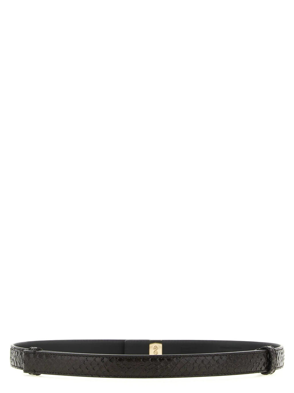 Ceinture classique Tom Ford en cuir de veau marron