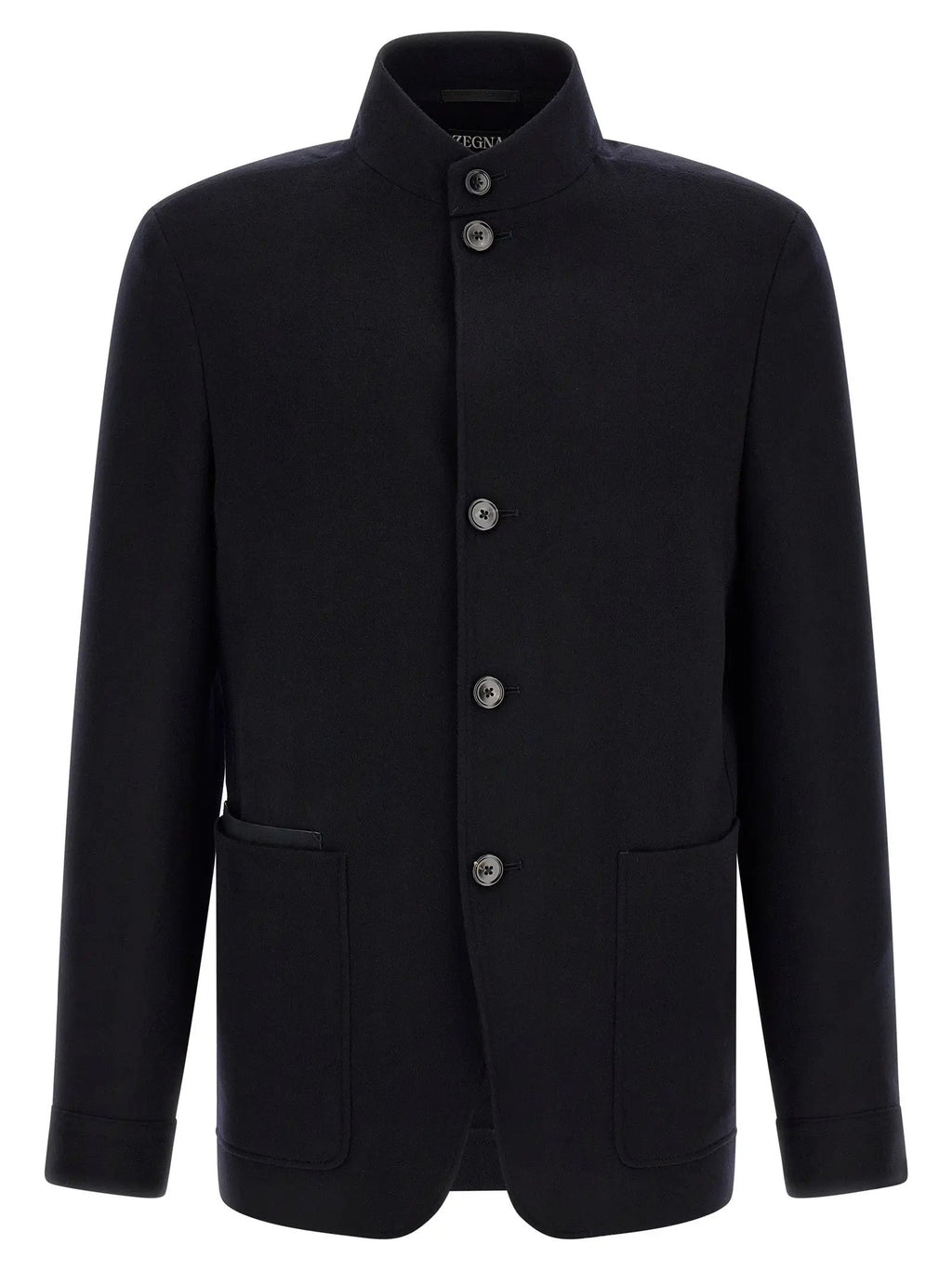 Veste longue ZEGNA en cachemire bleu
