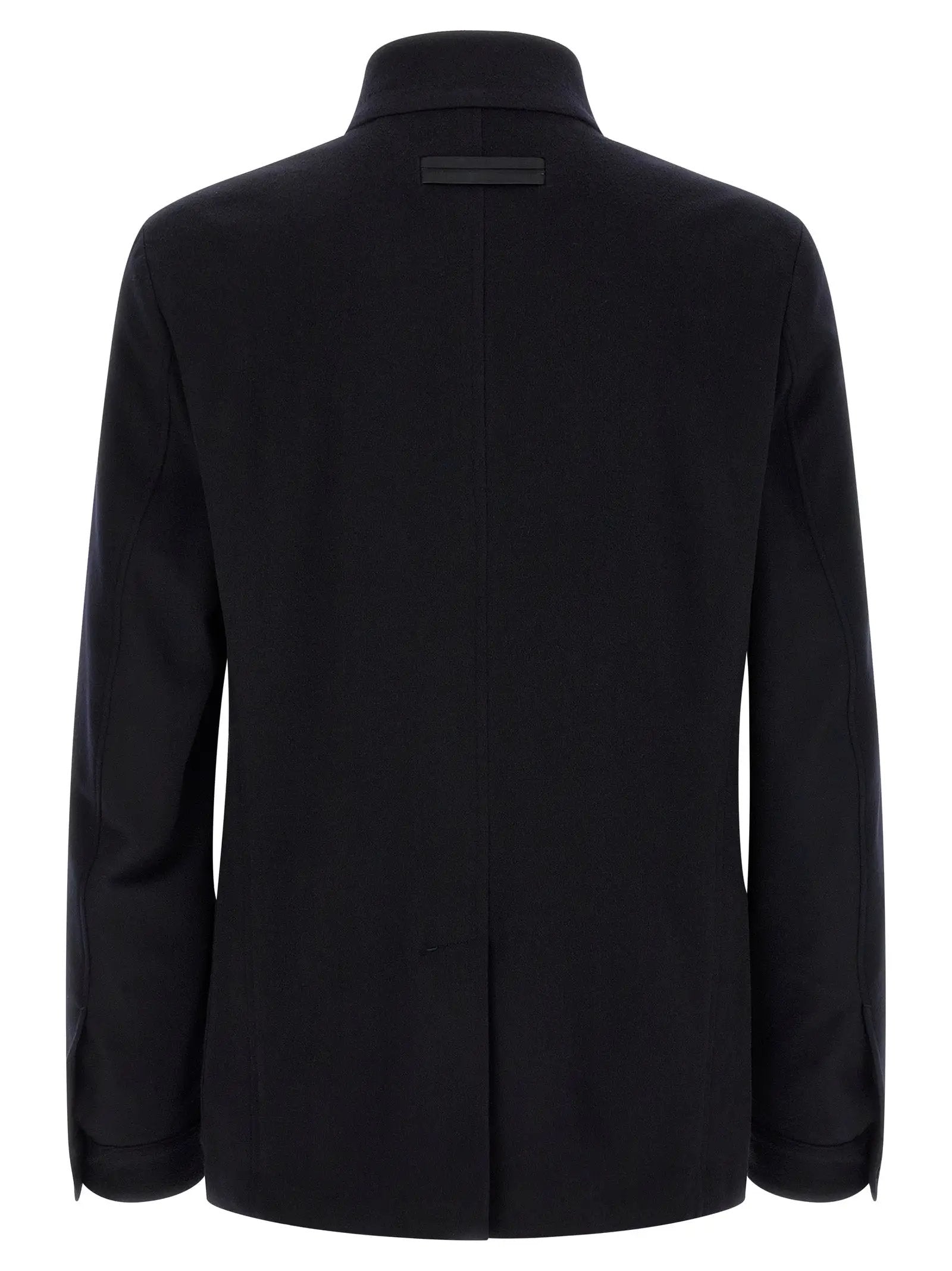 Veste longue ZEGNA en cachemire bleu