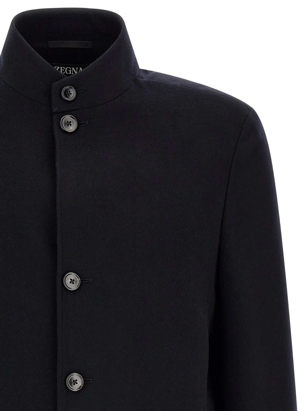 Veste longue ZEGNA en cachemire bleu