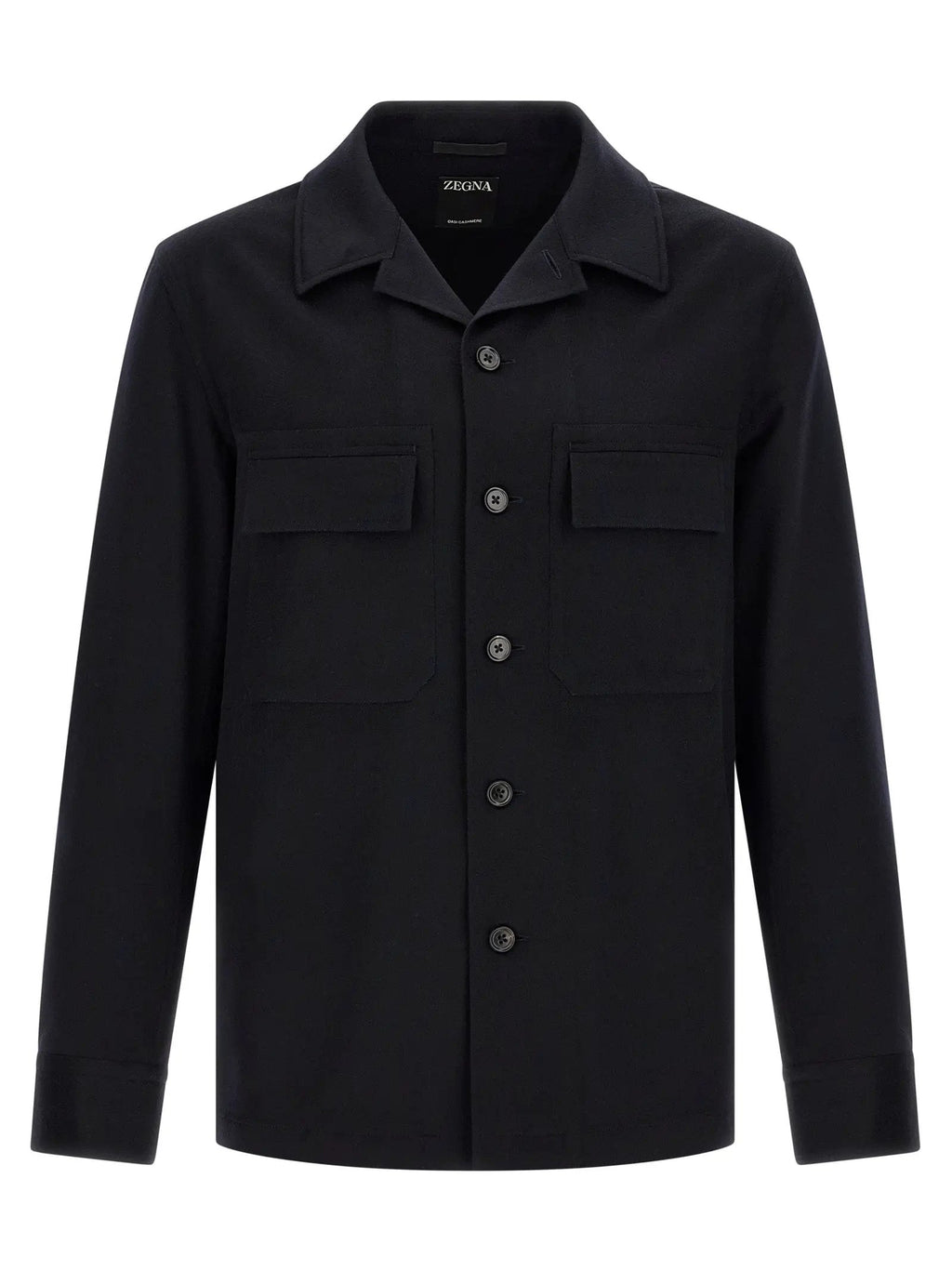 Chemisier ZEGNA en laine bleue