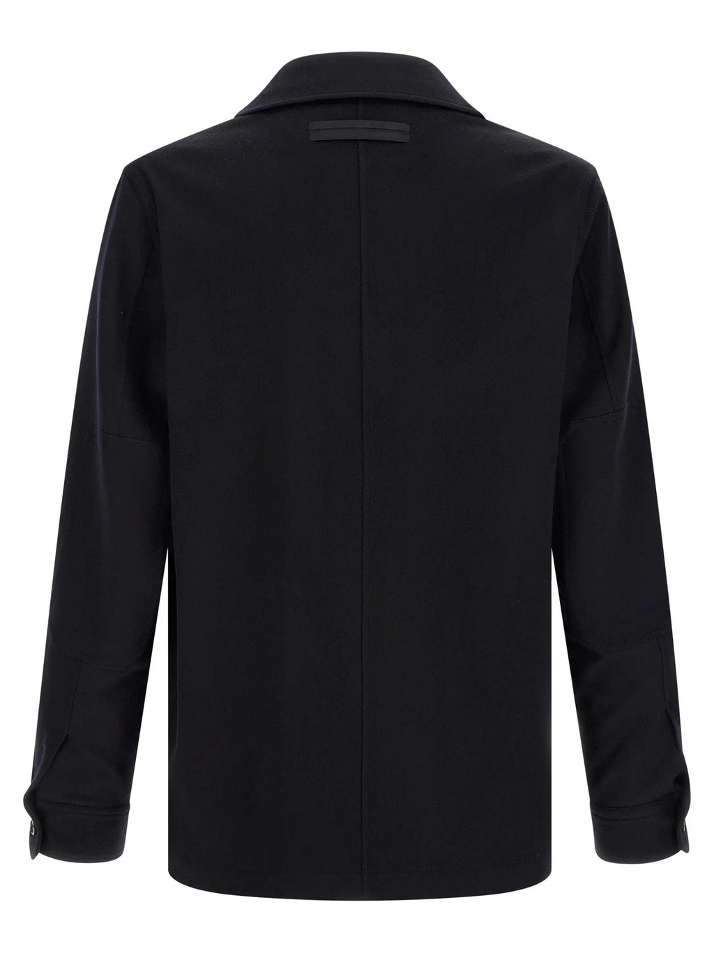 Chemisier ZEGNA en laine bleue