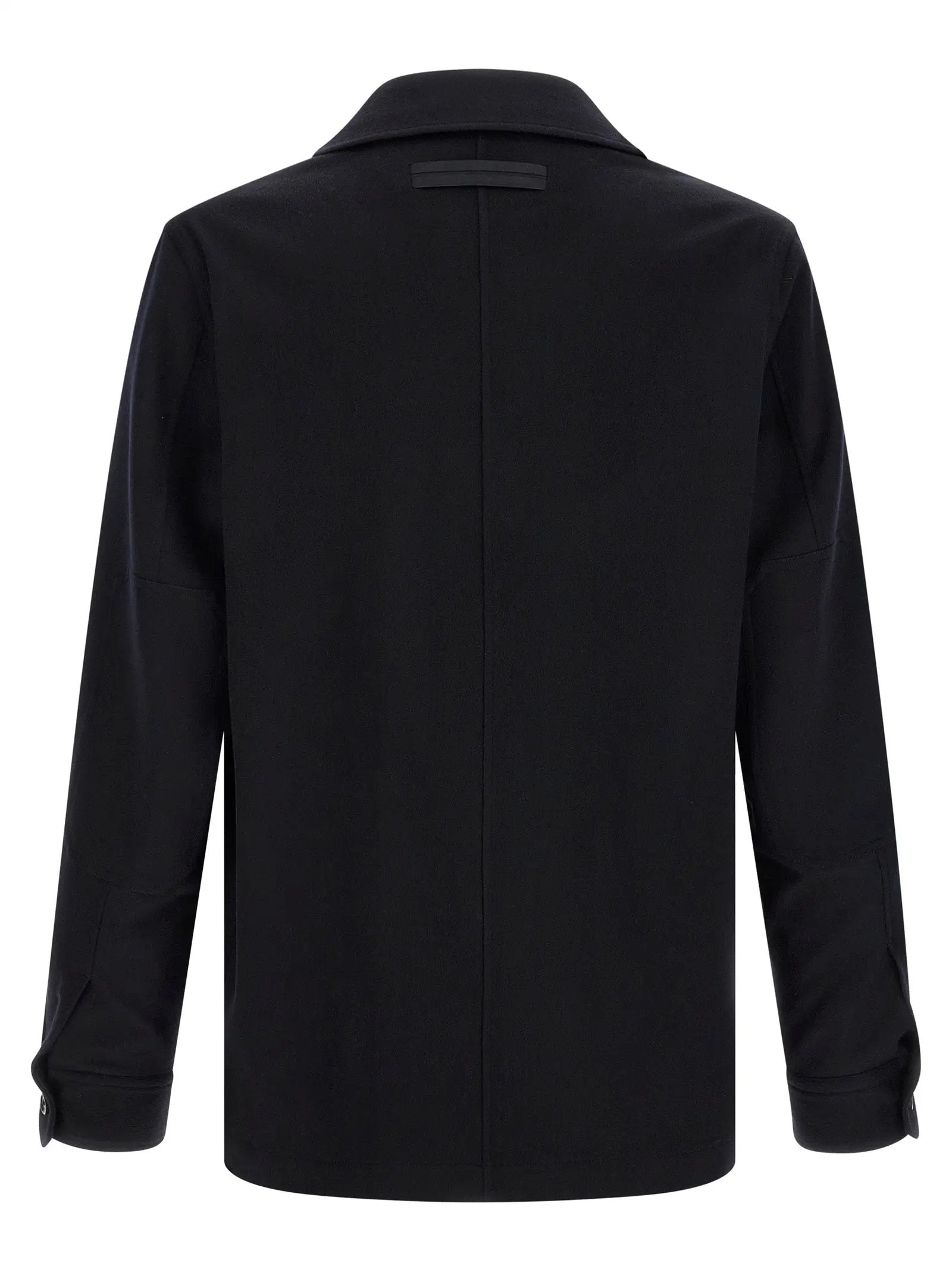 Chemisier ZEGNA en laine bleue