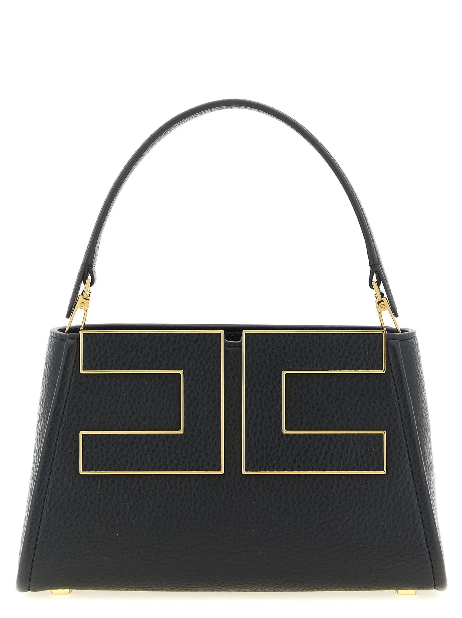 Elisabetta Franchi Black Polyester Handbag