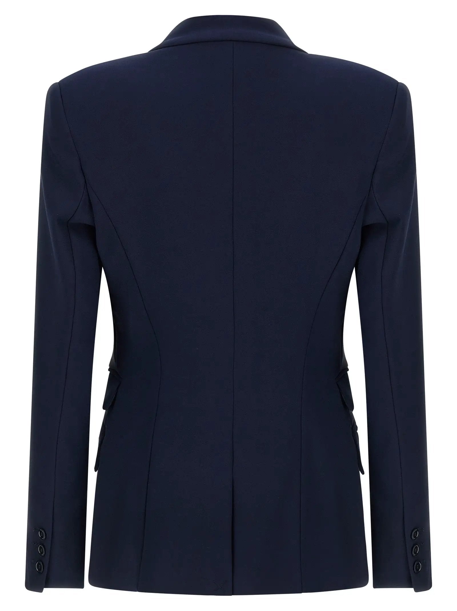 Elisabetta Franchi Blue Polyester Blazer