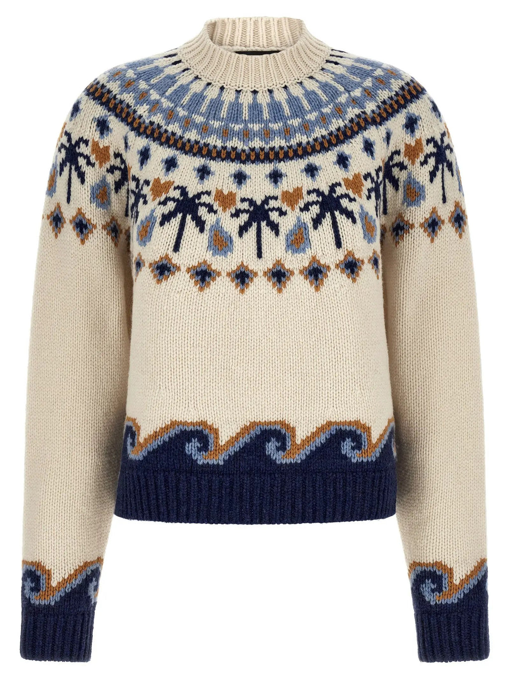 Alanui Multicolor Virgin Wool Cardigan