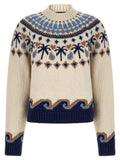 Alanui Multicolor Virgin Wool Cardigan