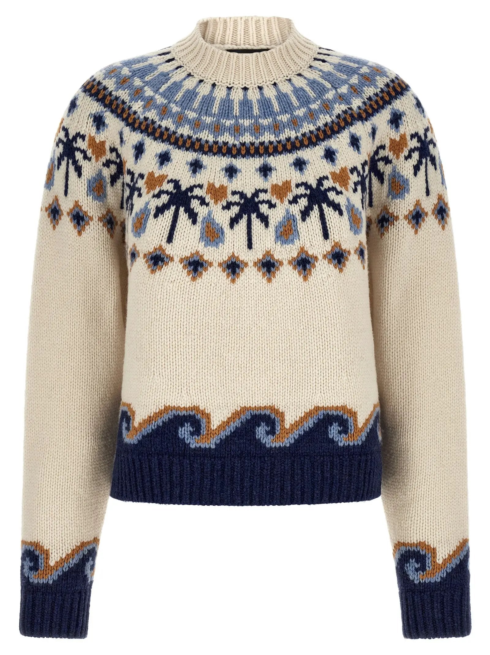 Alanui Multicolor Virgin Wool Cardigan