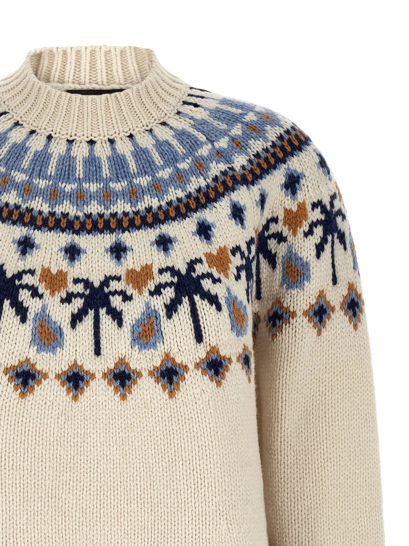 Alanui Multicolor Virgin Wool Cardigan