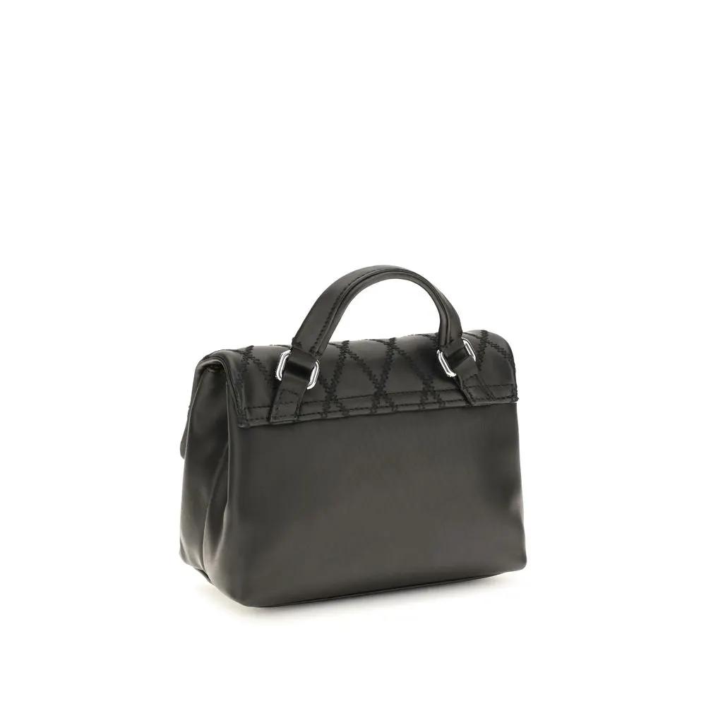 Zanellato Black Calf Leather Bos Taurus Shoulder Bag