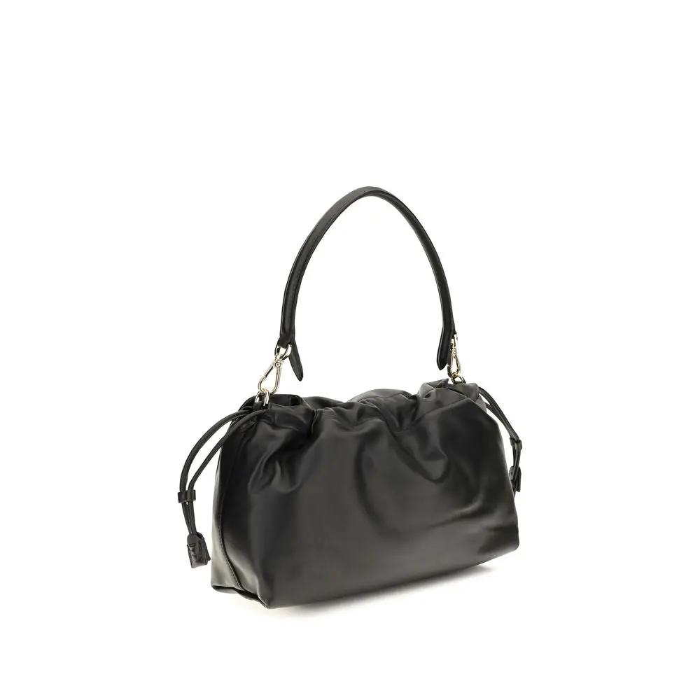 Fendi Black Calf Leather Bos Taurus Shoulder Bag