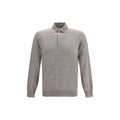 Brunello Cucinelli Gray Cashmere Polo Shirt