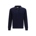 Brooksfield Brooksfield Blue Wool Oves Aries Sweatshirt