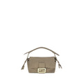 Fendi Fendi Beige Lamb Ovis Aries Aries Shoulder Bag