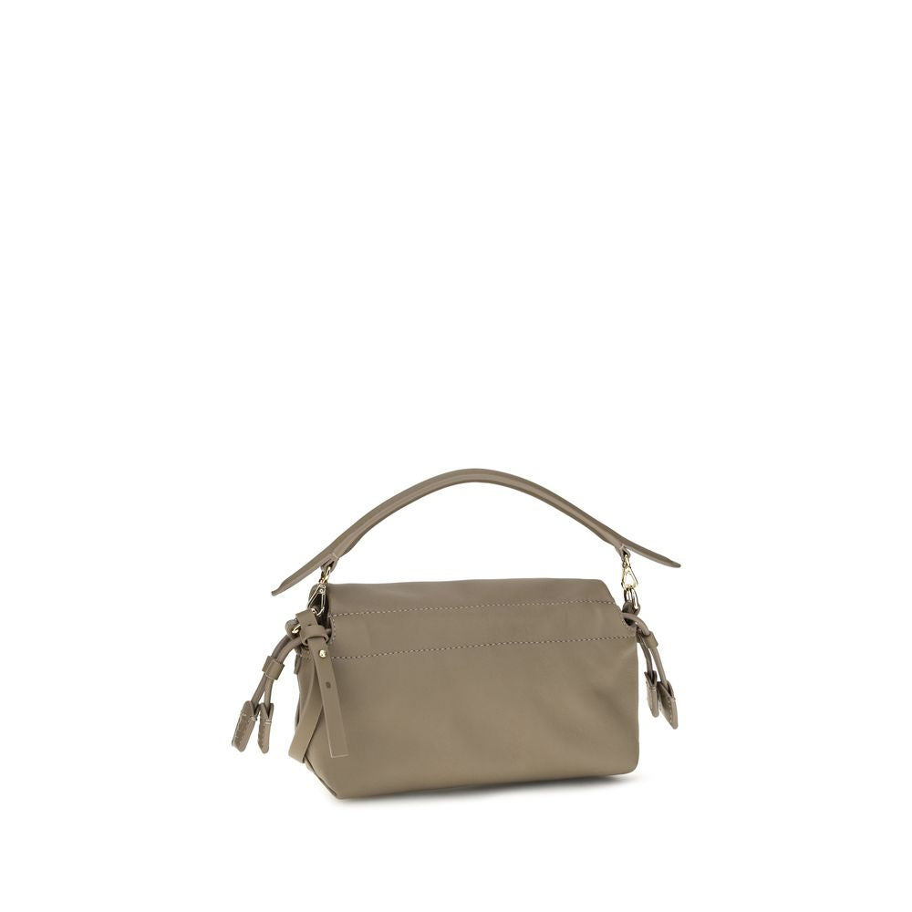 Fendi Fendi Beige Lamb Ovis Aries Aries Shoulder Bag