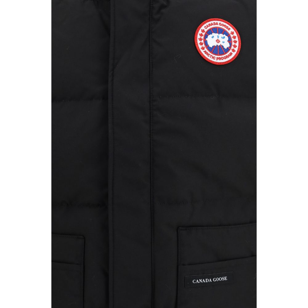 Canada Goose Canada Goose Black Recycled Polyester Sleeveless Jacket