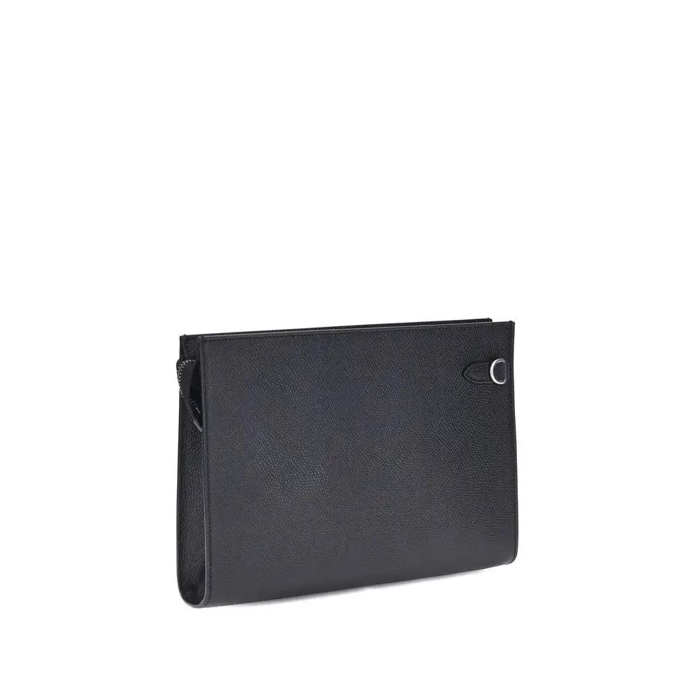 Valentino Garavani Valentino Garavani Black Calf Leather Bos Taurus Wallet