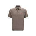 Brunello Cucinelli Brunello Cucinelli Brown Cotton Polo Shirt