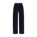 Max Mara Max Mara Blue Cotton Pants