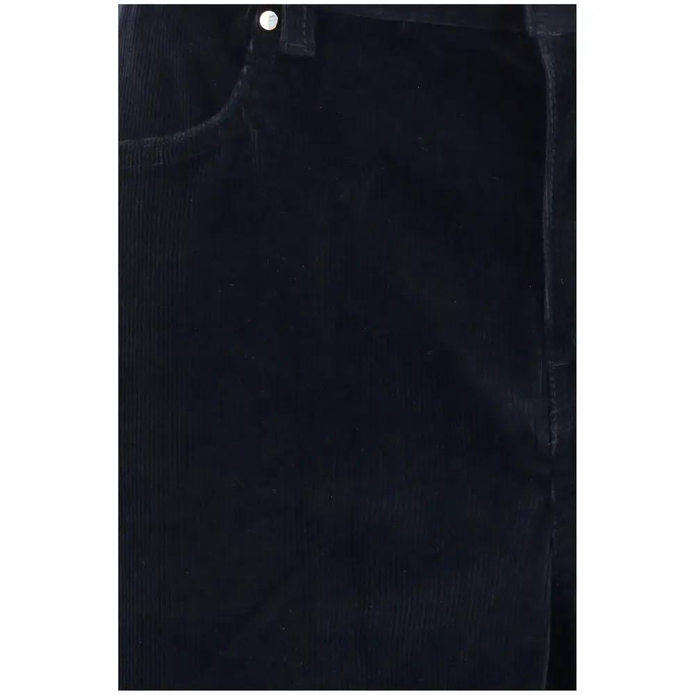 Max Mara Max Mara Blue Cotton Pants