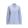 Saint Laurent Saint Laurent Blue Cotton Pattern Shirt