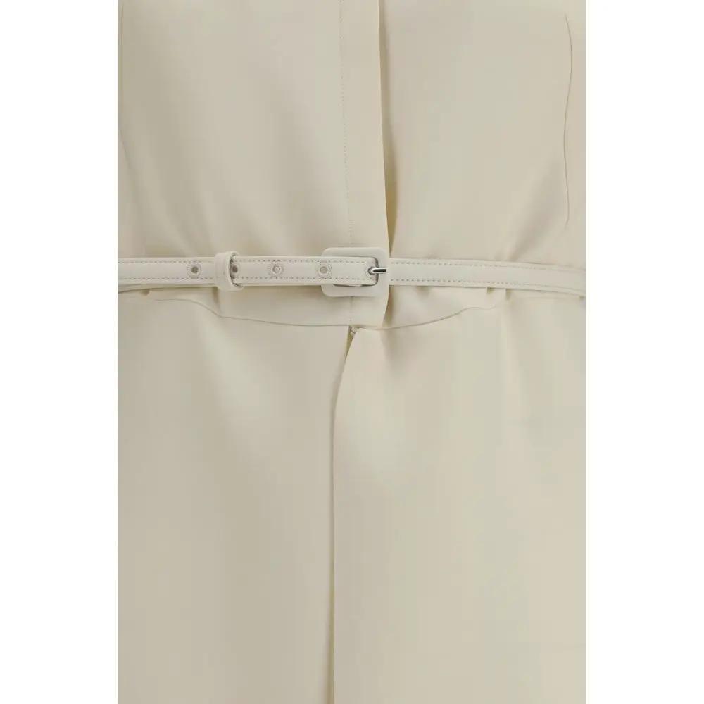Fendi Fendi Beige Wool Oves Aries Casual Dress