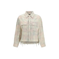 R13 R13 Beige Denim Shirt