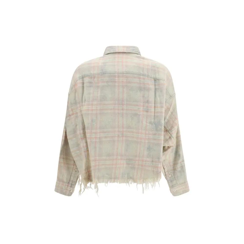 R13 R13 Beige Denim Shirt
