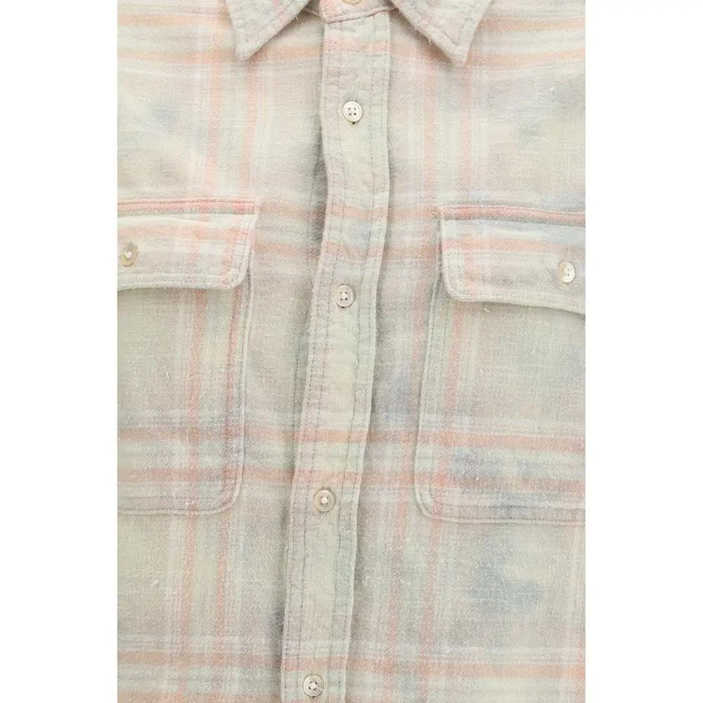 R13 R13 Beige Denim Shirt